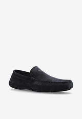 Jimmy Choo Stanly Suede Loafers STANLY DRIVER UUE-NAVY