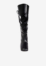 GANNI Slouchy Knee-High Leather Boots