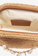 Self-Portrait Handbag - Beige PF25-311-BR 0-BROWN