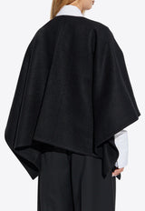 Max Mara Serra Wool and Alpaca Poncho