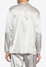 Tom Ford Long-Sleeved Silk Pajama Top