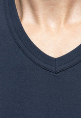 Tom Ford V-neck Basic T-shirt Navy T4M091040 0-412