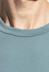 Tom Ford Basic Crewneck Undershirt Blue T4M081040 0-424