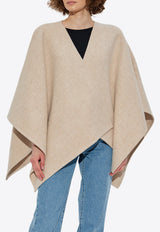 Max Mara Serra Wool and Alpaca Poncho