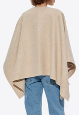 Max Mara Serra Wool and Alpaca Poncho