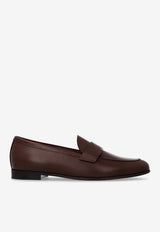 Max Mara Regentmoc Leather Loafers