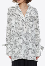 Max Mara Sansa Printed Mini Shirt Dress