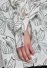 Max Mara Sansa Printed Mini Shirt Dress