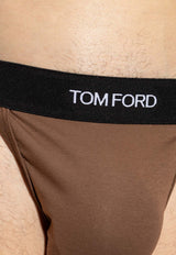 Tom Ford Logo Waistband Jockstraps Brown T4LC61040 0-216