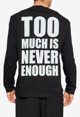 Versace Medusa Rock Print Long-Sleeved T-shirt