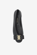 Ferragamo Vanna Vara Bow Leather Ballet Flats