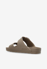 Birkenstock Arizona Big Buckle Slides Taupe 1030389 0-GRAY TAUPE
