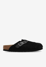 Birkenstock Boston Braided Suede Clogs