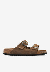 Birkenstock Arizona Suede Double-Straps Slides
