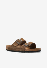 Birkenstock Arizona Suede Double-Straps Slides