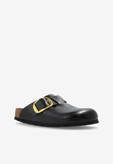 Birkenstock Boston Big Buckle Mules Black 1030904 0-AMALFI BLACK