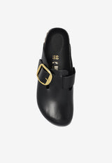 Birkenstock Boston Big Buckle Mules Black 1030904 0-AMALFI BLACK