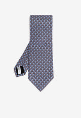 Ferragamo Feline Print Silk Tie