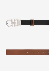 Ferragamo Double Gancini Reversible Belt