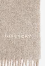 Givenchy Large Fringed Wool Scarf
