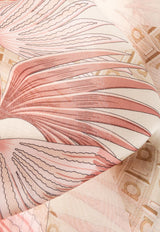 Ferragamo Botanical-Motif Silk Scarf
