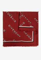 Givenchy Monogram Silk-Blend Scarf