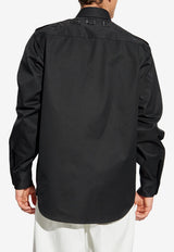Alexander McQueen Embroidered Logo Long-Sleeved Shirt