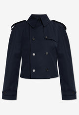 Alexander McQueen Cropped Double-Breasted Coat