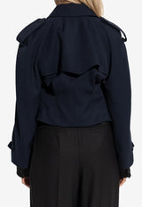 Alexander McQueen Cropped Double-Breasted Coat