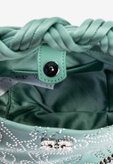 GANNI Handbag `Bou Mini` Green A6828 5894-798