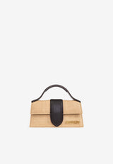Jacquemus Small Bambino Raffia Crossbody Bag