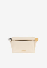 Jacquemus Rond Carré Leather Clutch