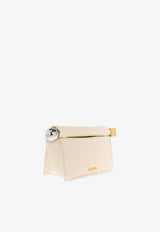Jacquemus Rond Carré Leather Clutch