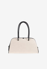 Jacquemus Le Turismo Linen Top Handle Bag