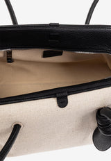 Jacquemus Le Turismo Linen Top Handle Bag