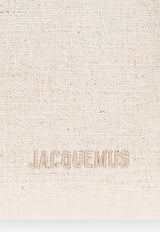 Jacquemus Le Turismo Linen Top Handle Bag