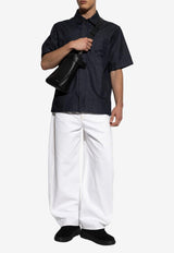 Givenchy Logo-Embroidered Denim Shirt