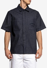 Givenchy Logo-Embroidered Denim Shirt