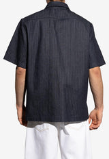 Givenchy Logo-Embroidered Denim Shirt