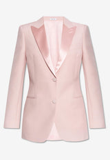 Alexander McQueen Single-Breasted Tuxedo Blazer