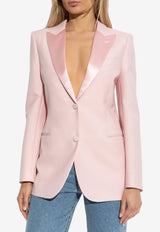 Alexander McQueen Single-Breasted Tuxedo Blazer
