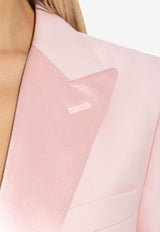 Alexander McQueen Single-Breasted Tuxedo Blazer