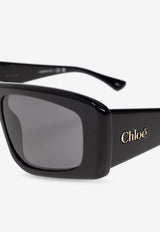 Chloé Logo Square Sunglasses