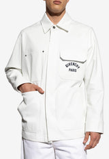 Givenchy Logo Embroidered Overshirt