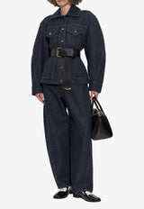 Givenchy Balloon Wide-Leg Jeans Navy BW517 J516P-401