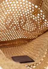 Chloé Summer Banana Raffia Tote Bag Beige CH25US901 P08-24P