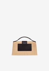 Jacquemus Large Bambino Raffia Top Handle Bag Beige BAW00007 AW00511-1FF