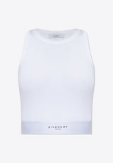 Givenchy Racerback Cropped Top White BW70F NR2Q3-100