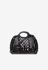 Chloé Cage Logo Top Handle Bag Black CH25AS517 P55-001