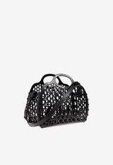 Chloé Cage Logo Top Handle Bag Black CH25AS517 P55-001